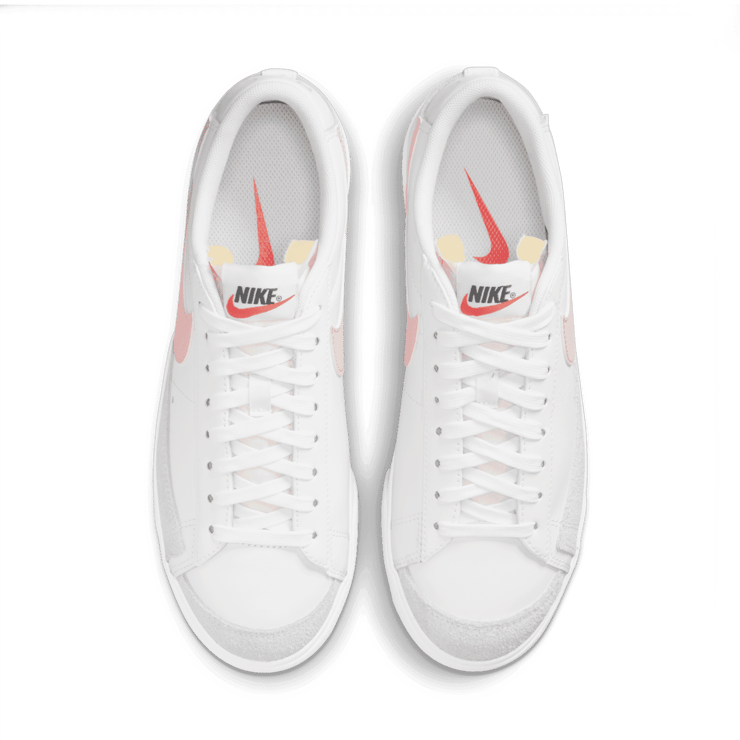 Nike Blazer Low Platform 'White Pink Glaze' (W) Angle 1