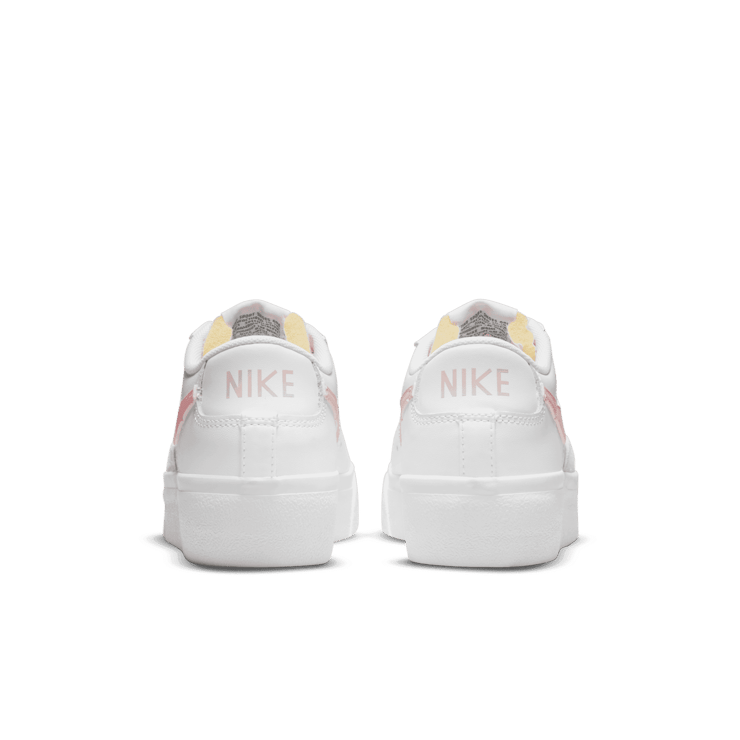 Nike Blazer Low Platform 'White Pink Glaze' (W) Angle 3