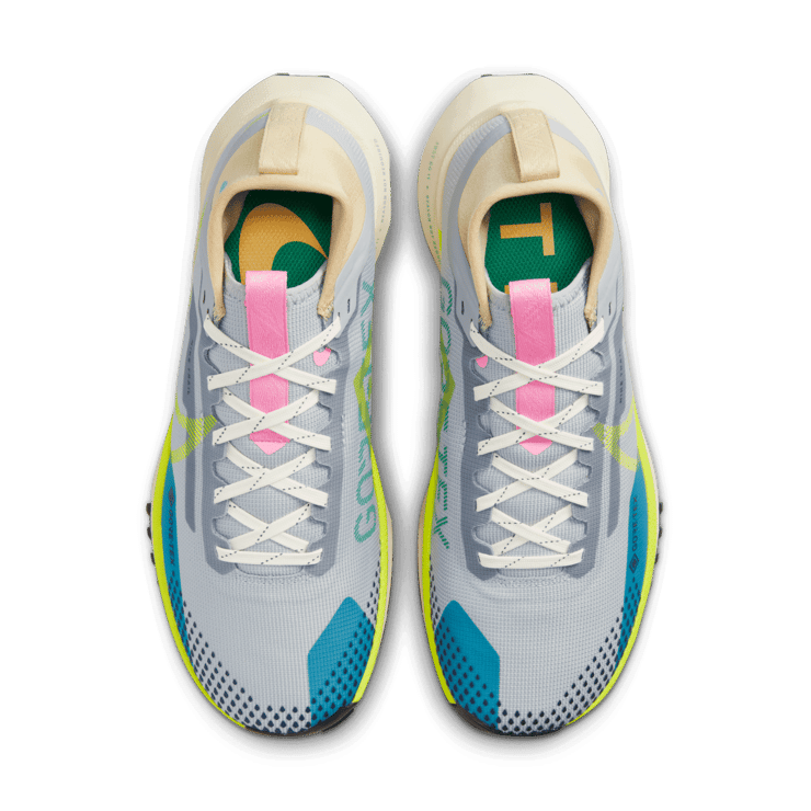 Nike React Pegasus Trail 4 GORE-TEX 'Wolf Grey Volt' (W) Angle 1