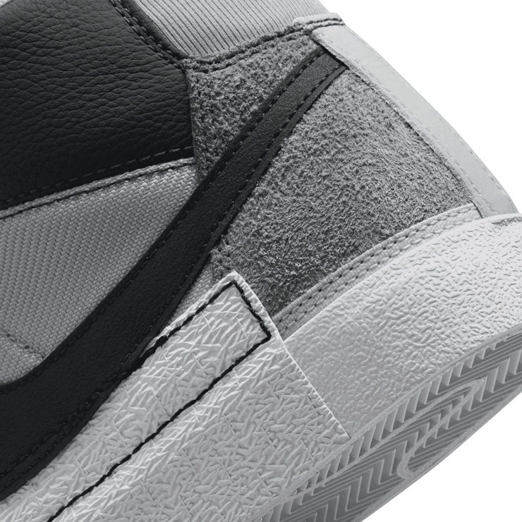 Nike Blazer Mid '77 Pro Club 'Remastered - Grey Black' Angle 5