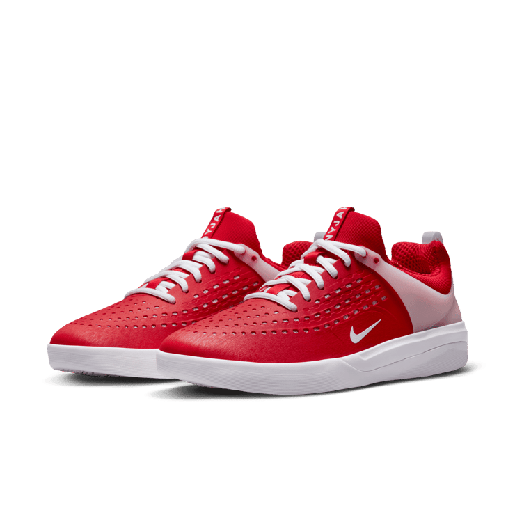 Nike SB Zoom Nyjah 3 SB 'University Red White' Angle 2