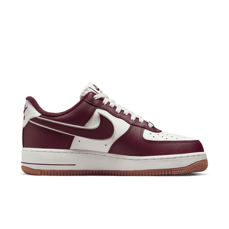 Nike Air Force 1 '07 LV8 'College Pack - Night Maroon' Angle 1