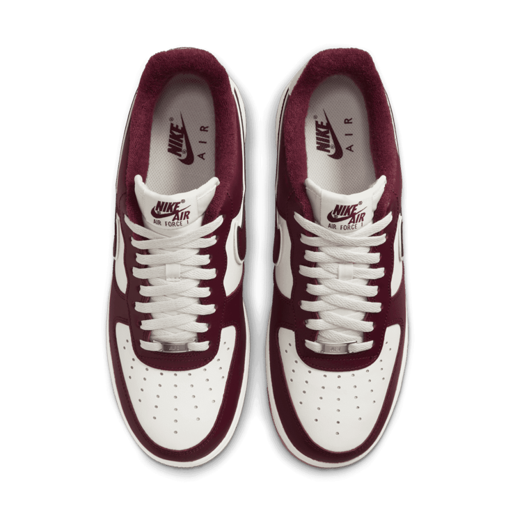 Nike Air Force 1 '07 LV8 'College Pack - Night Maroon' Angle 2