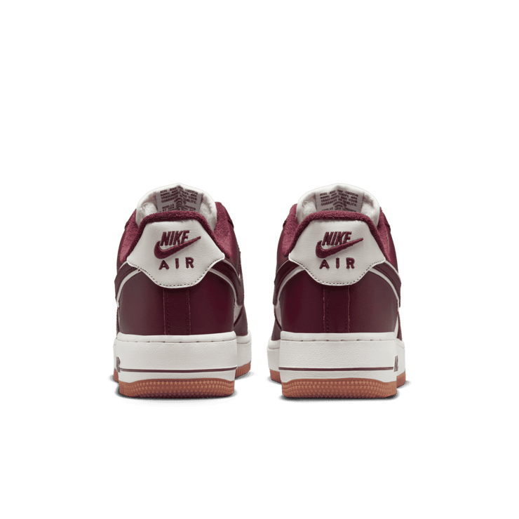 Nike Air Force 1 '07 LV8 'College Pack - Night Maroon' Angle 4