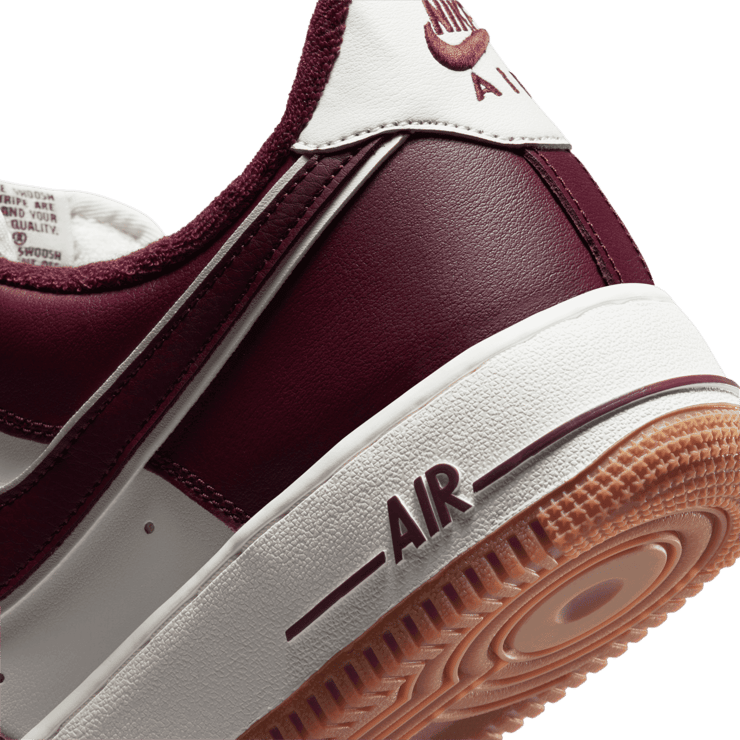Nike Air Force 1 07 LV8 College Pack Night Maroon DQ7659 102 Release Info