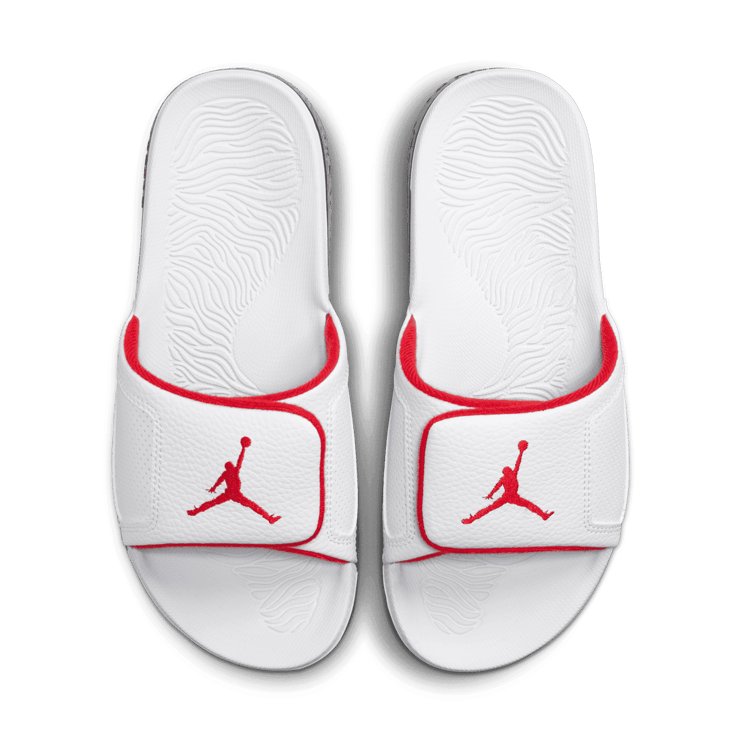Jordan Hydro 3 Retro Slide 'White University Red' Angle 1