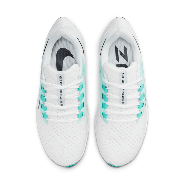 Nike Air Zoom Pegasus 38 'White Aurora Green' (W) Angle 1