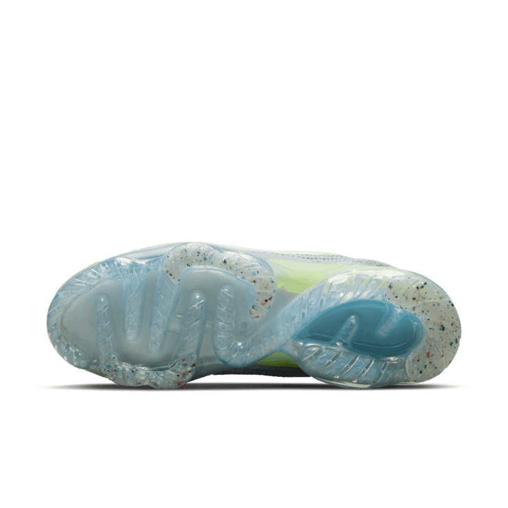 Nike Air VaporMax 2021 Flyknit 'Grey Light Liquid Lime' Angle 0