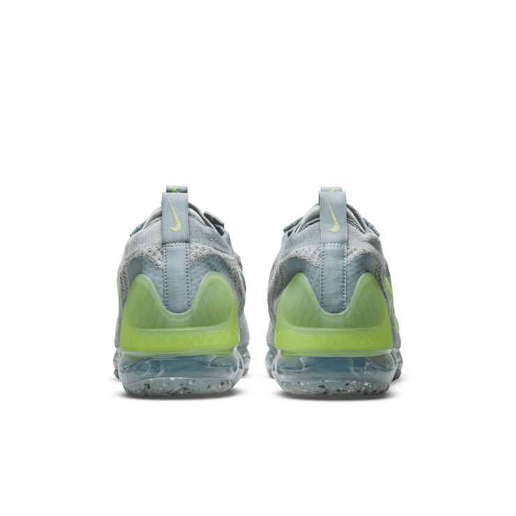 Nike Air VaporMax 2021 Flyknit 'Grey Light Liquid Lime' Angle 3