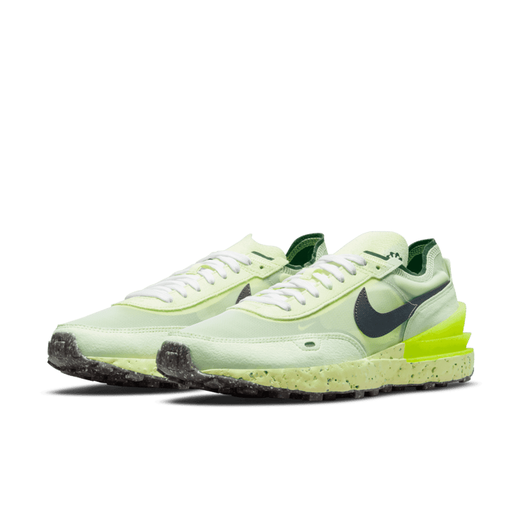 Nike Waffle One Crater 'Lime Ice' Angle 2