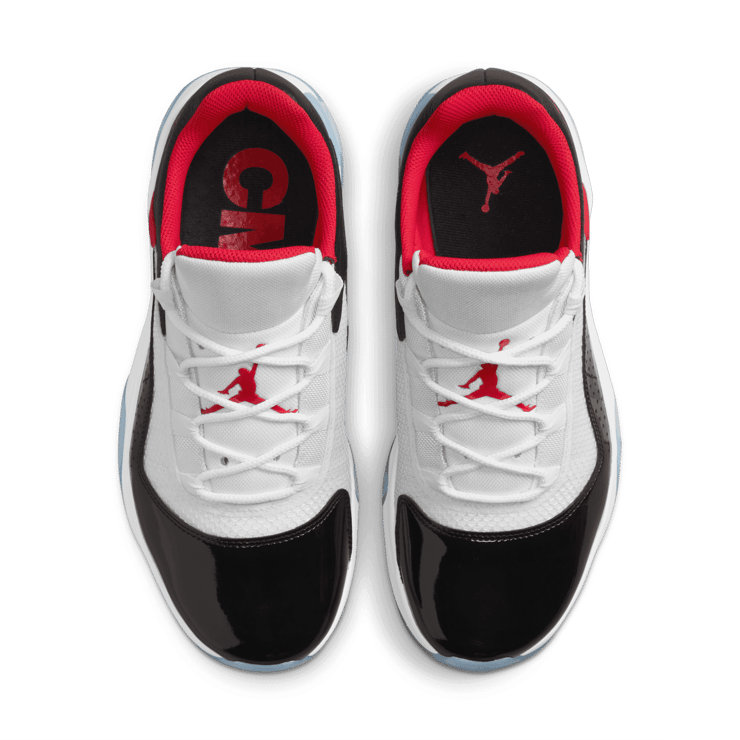 Air Jordan 11 CMFT Low 'White Black University Red' Angle 1