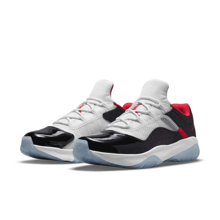 Air Jordan 11 CMFT Low 'White Black University Red' Angle 2