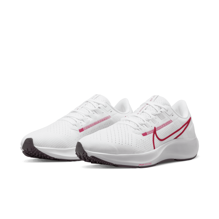 Nike Air Zoom Pegasus 38 'White Mystic Hibiscus' (W) Angle 2