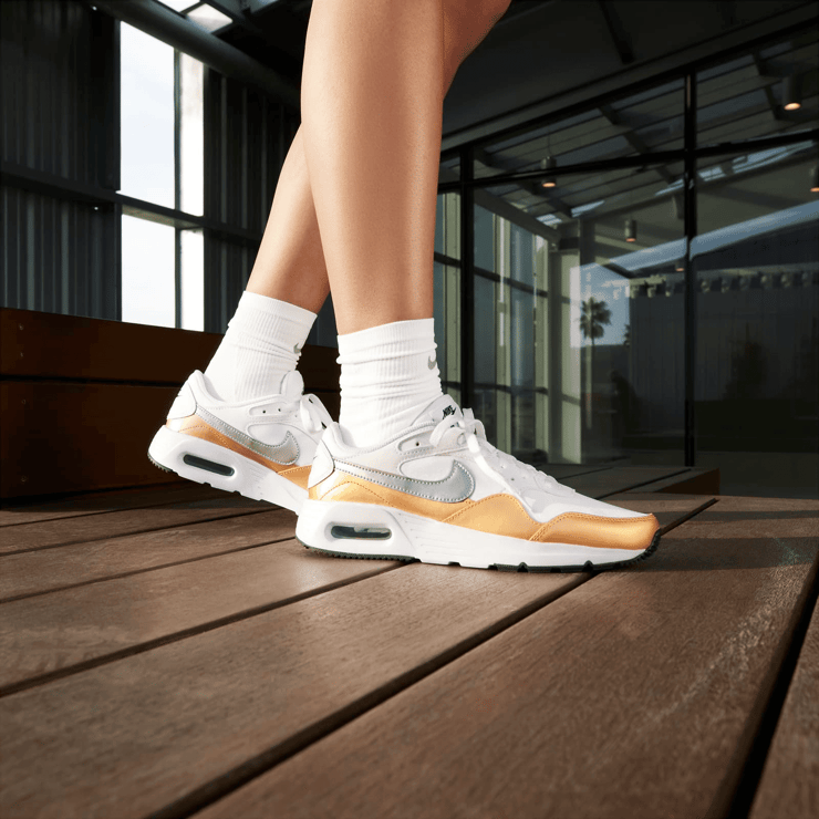 Nike Air Max SC 'White Metallic Gold' (W) Angle 0