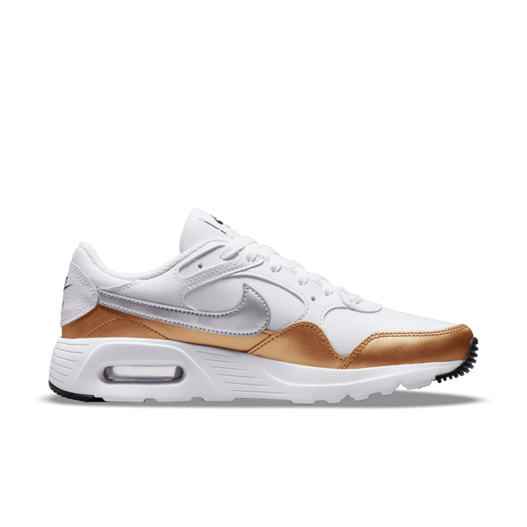 Nike Air Max SC 'White Metallic Gold' (W) Angle 1