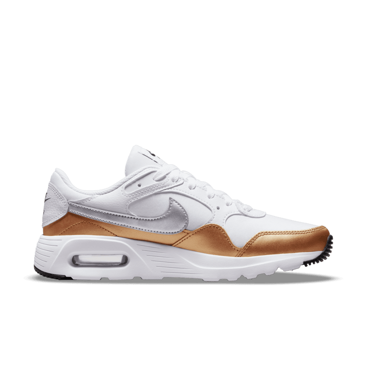 Nike Air Max SC 'White Metallic Gold' (W) Angle 1