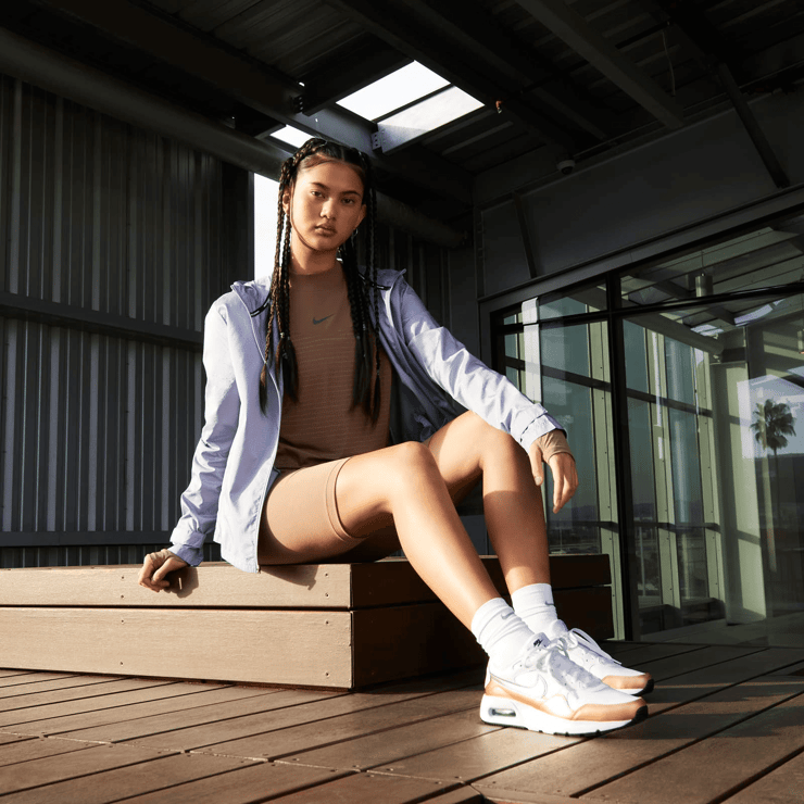 Nike Air Max SC 'White Metallic Gold' (W) Angle 7