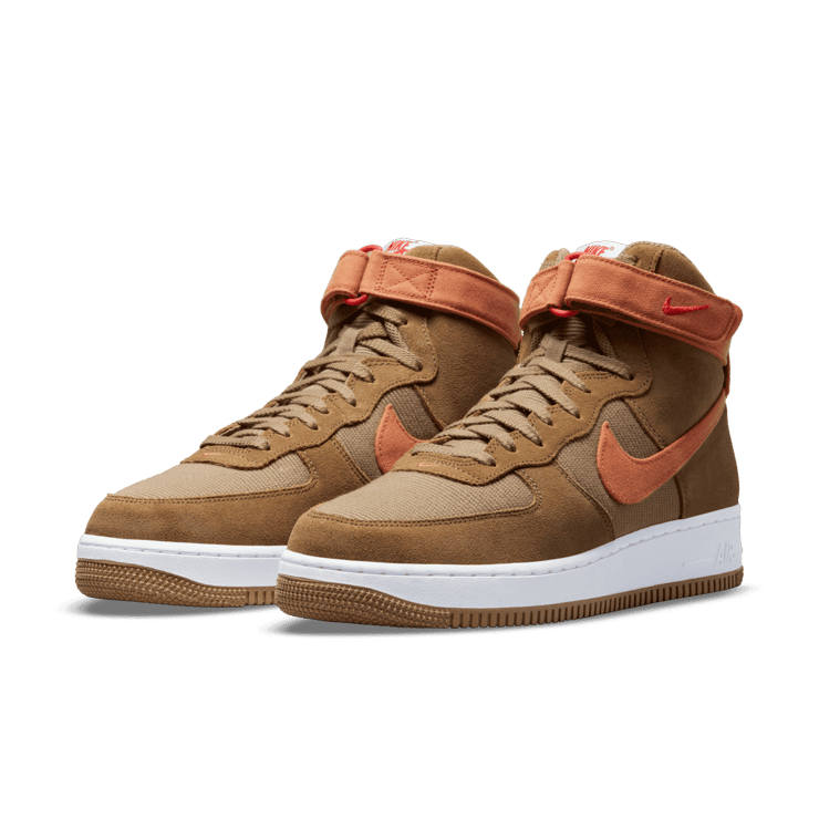 Nike Air Force 1 High '07 LX 'Dark Driftwood Hot Curry' Angle 3