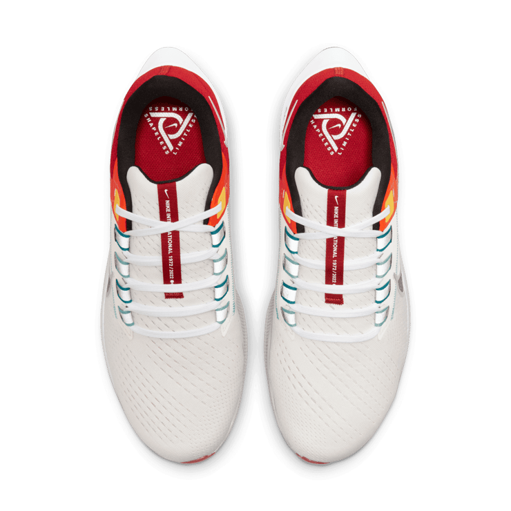 Nike Air Zoom Pegasus 38 'Sail Gym Red Black' Angle 1