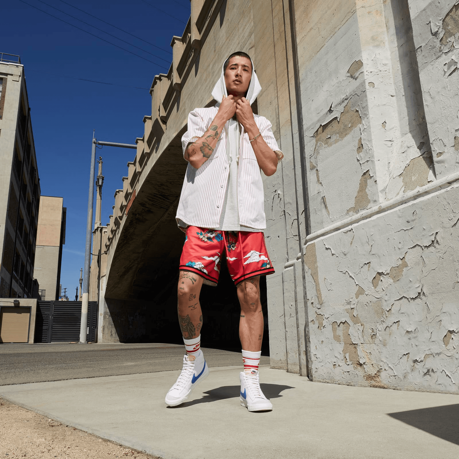 Tenis Blazer Mujer Nike Blazer Con Pantalon Corto Nike Blazer Mid