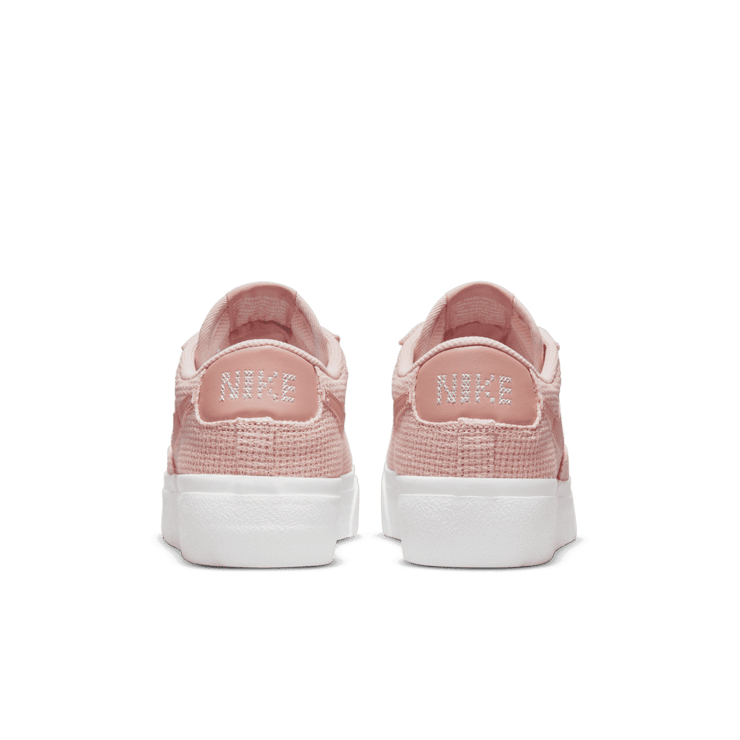 Nike Blazer Low Platform Essential 'Pink Oxford Woven' (W) Angle 3