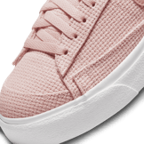Nike Blazer Low Platform Essential 'Pink Oxford Woven' (W) Angle 4