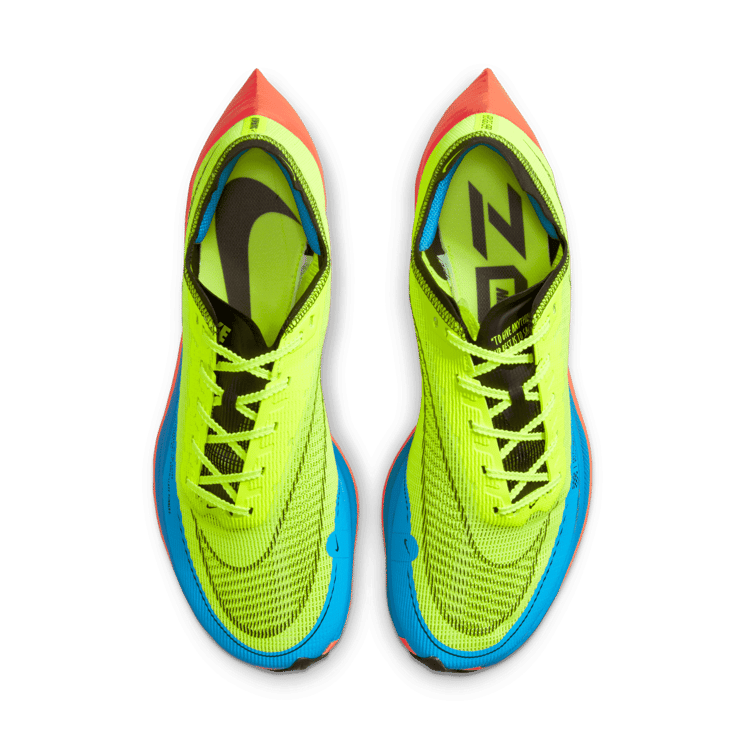 Nike ZoomX Vaporfly Next% 2 'Volt Bright Crimson' Angle 1