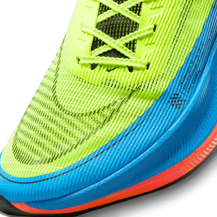 Nike ZoomX Vaporfly Next% 2 'Volt Bright Crimson' Angle 4