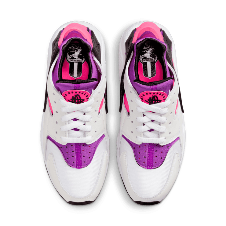 Nike Air Huarache 'White Hyper Pink Purple' (W) Angle 1