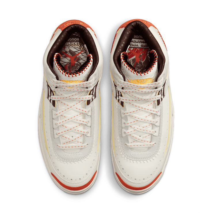Air Jordan 2 Retro Maison Chateau Rouge Angle 1