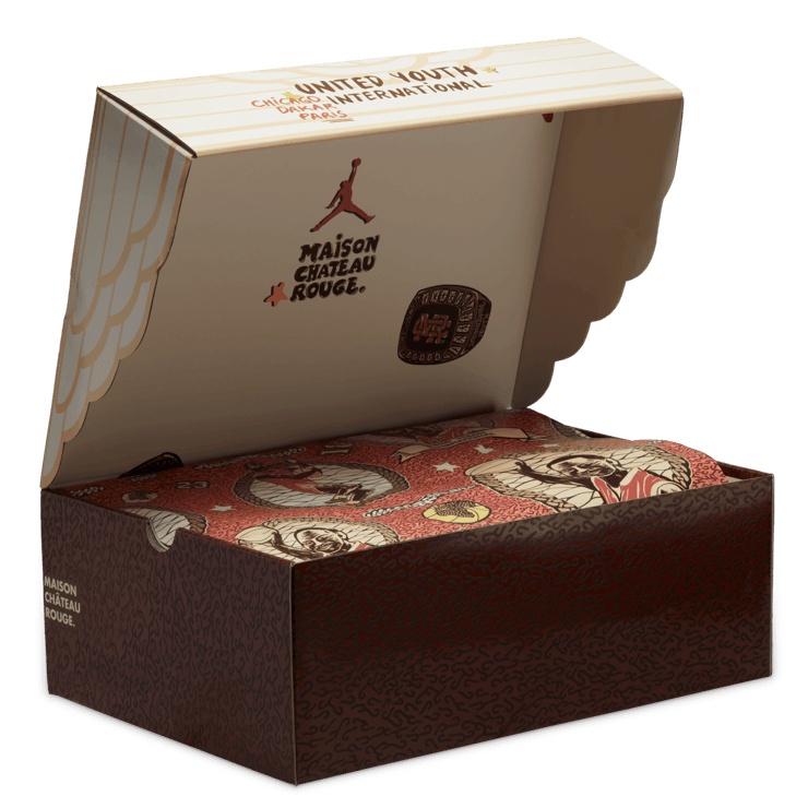 Air Jordan 2 Retro Maison Chateau Rouge Angle 9