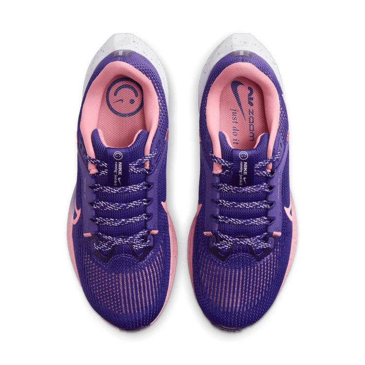 Nike Air Zoom Pegasus 40 'Court Purple Coral Chalk' (W) Angle 1