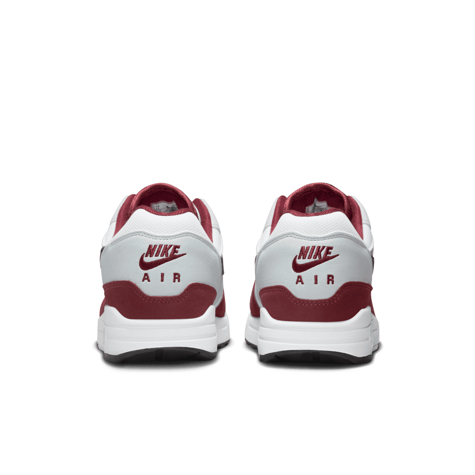 maroon and white nike air max