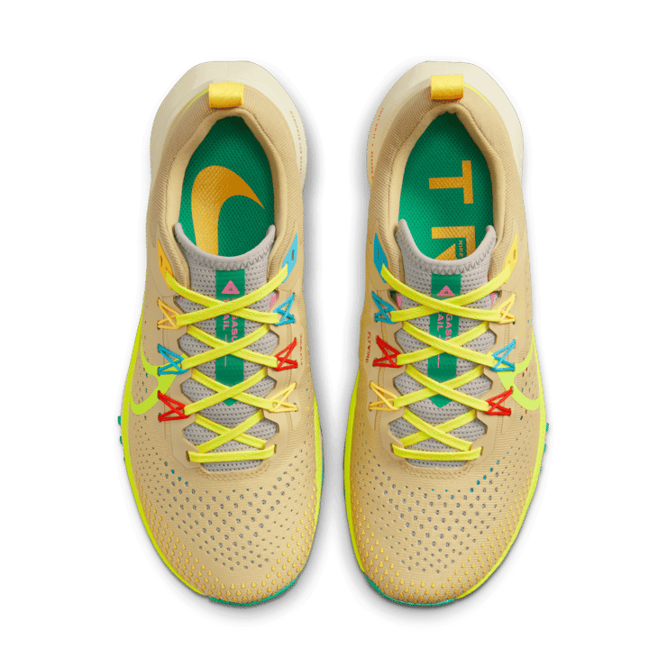 Nike React Pegasus Trail 4 'Team Gold Volt' (W) Angle 1