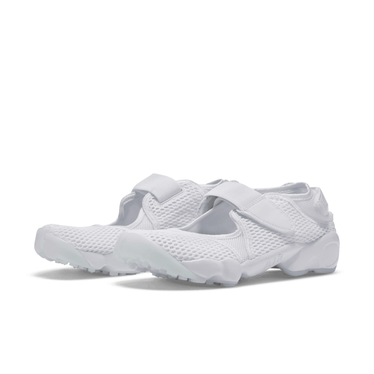 Nike Air Rift Breathe 'Triple White' (W) Angle 2