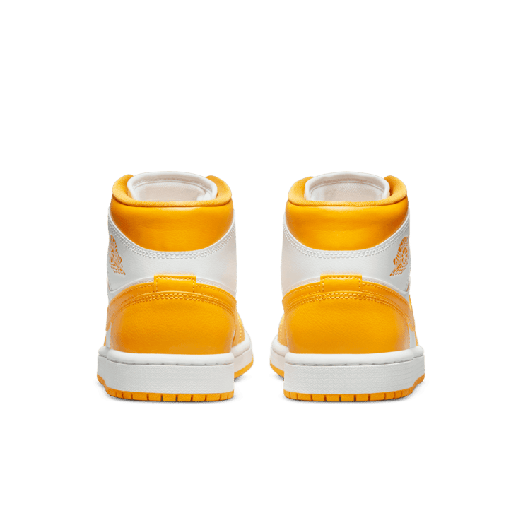 Jordan 1 Mid White Yellow (W) Angle 3