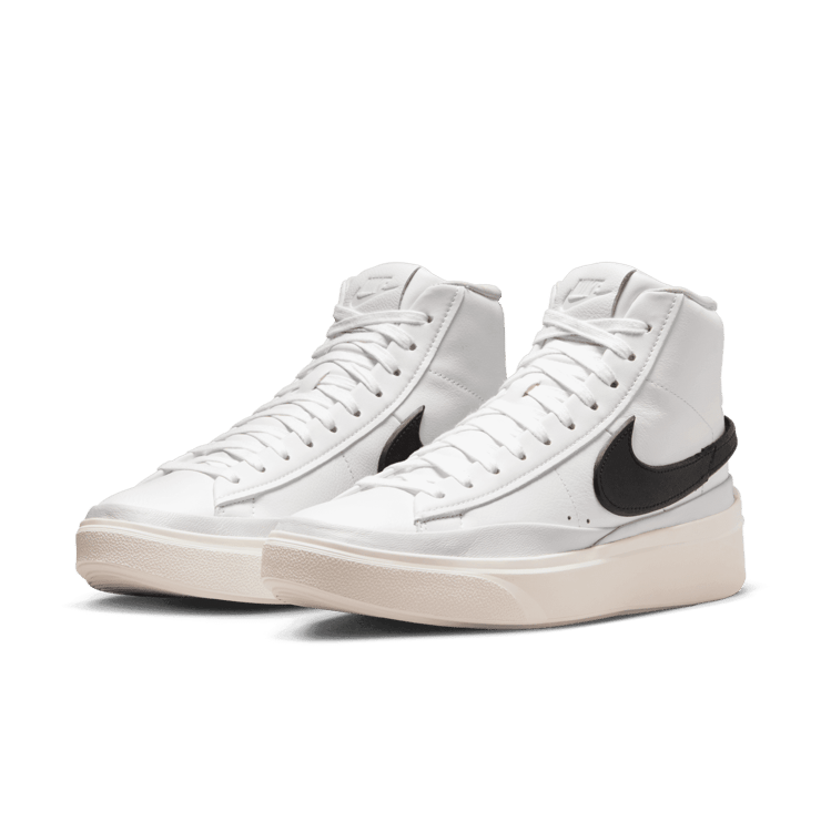 Nike Blazer Phantom Mid 'White Black' Angle 2