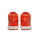 Jordan 1 Mid Orange Black (W) Angle 3
