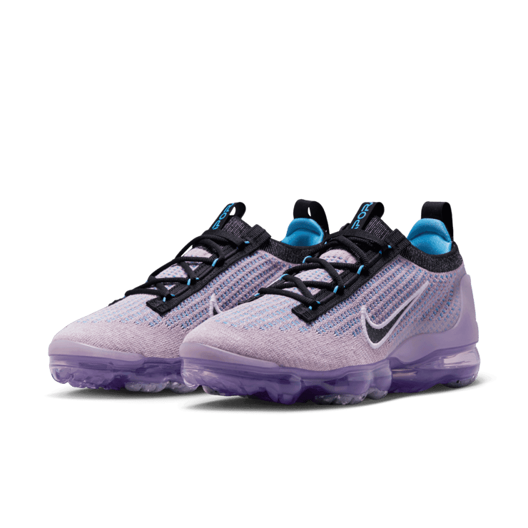 Nike Air VaporMax 2021 Flyknit 'Lilac Black' (W) Angle 2