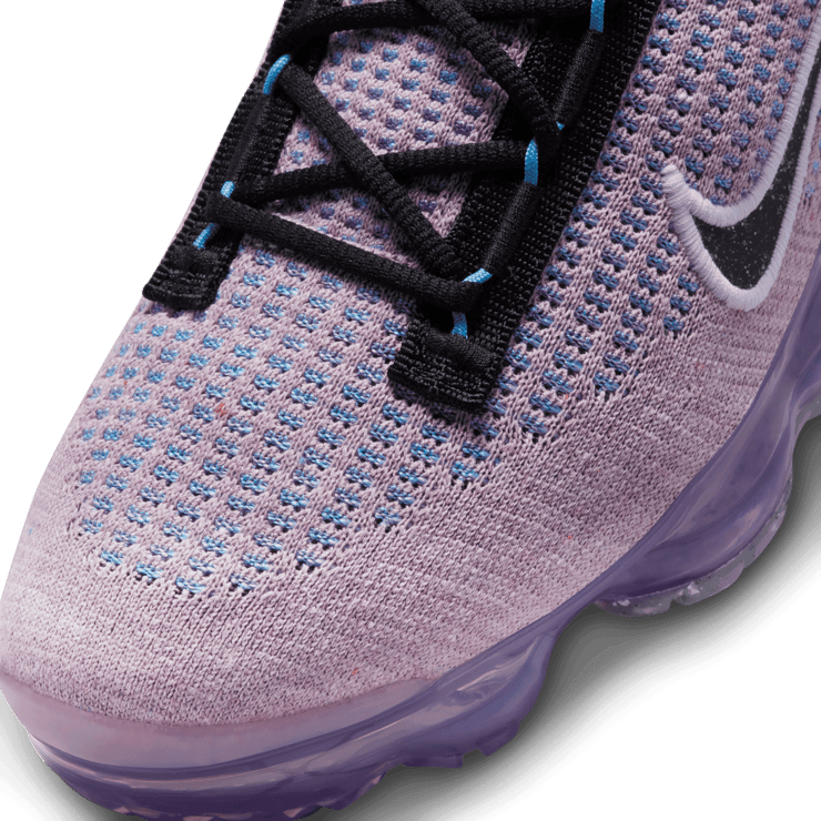 Nike Air VaporMax 2021 Flyknit 'Lilac Black' (W) Angle 4