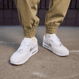 Nike Air Max 90 Liquid Metal White (W) Angle 0
