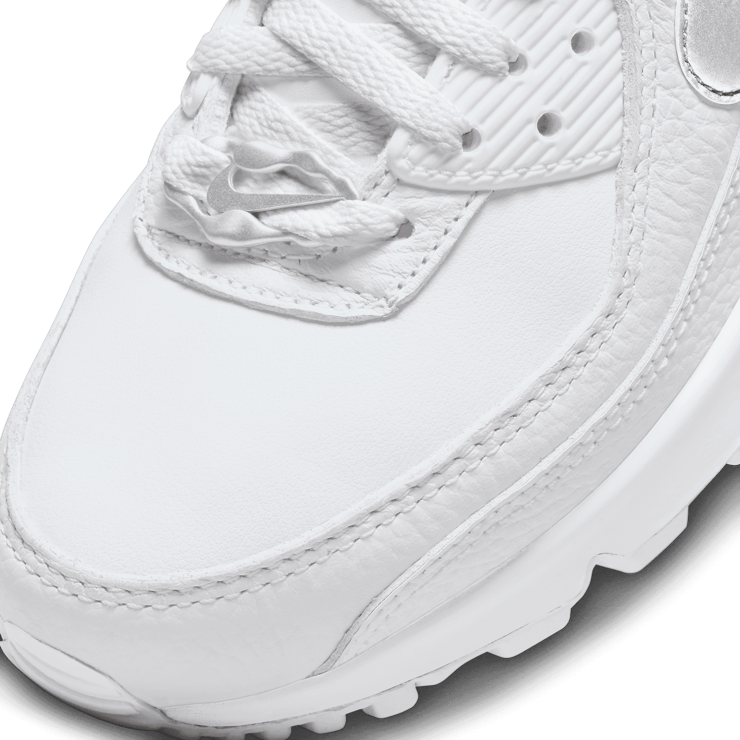Nike Air Max 90 Liquid Metal White (W) Angle 4