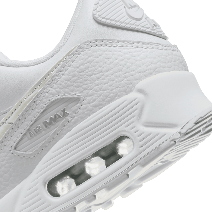 Nike Air Max 90 Liquid Metal White (W) Angle 5