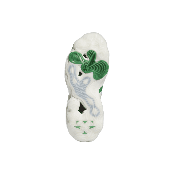 adidas Trae Young 3 Off White Preloved Green Angle 1