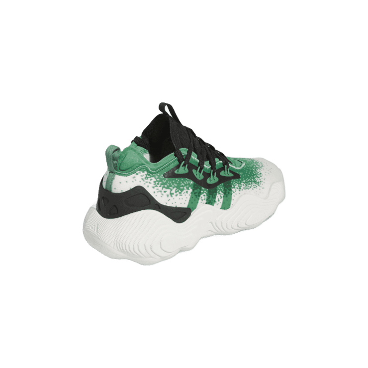 adidas Trae Young 3 Off White Preloved Green Angle 3