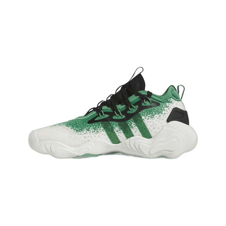 adidas Trae Young 3 Off White Preloved Green Angle 4