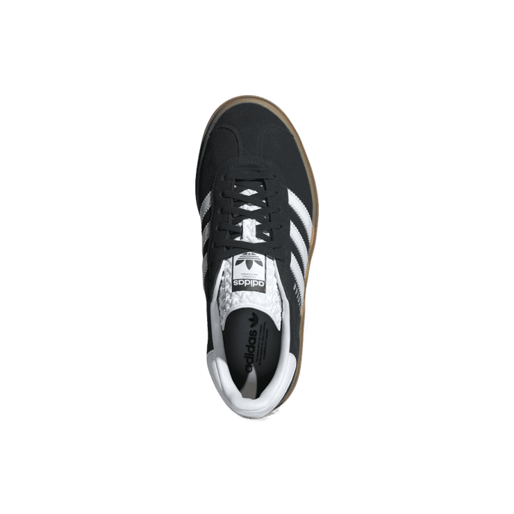 adidas Gazelle Bold Black White Gum (W) Angle 0