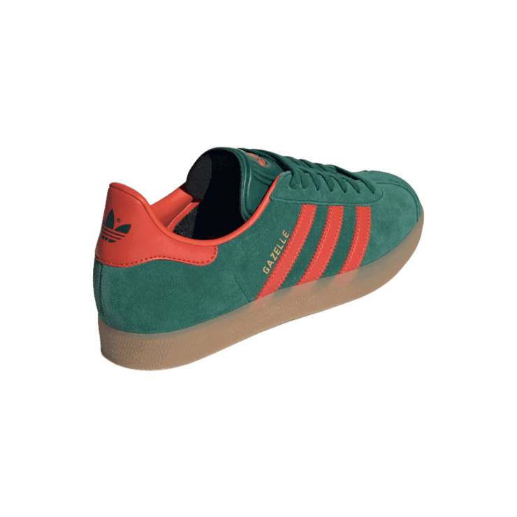 adidas Gazelle Collegiate Green Preloved Red Angle 3