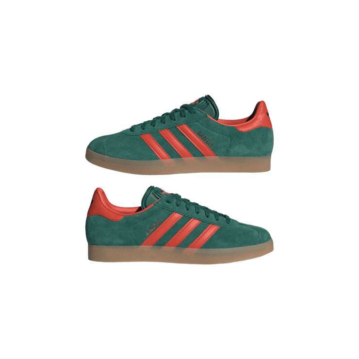 adidas Gazelle Collegiate Green Preloved Red Angle 5