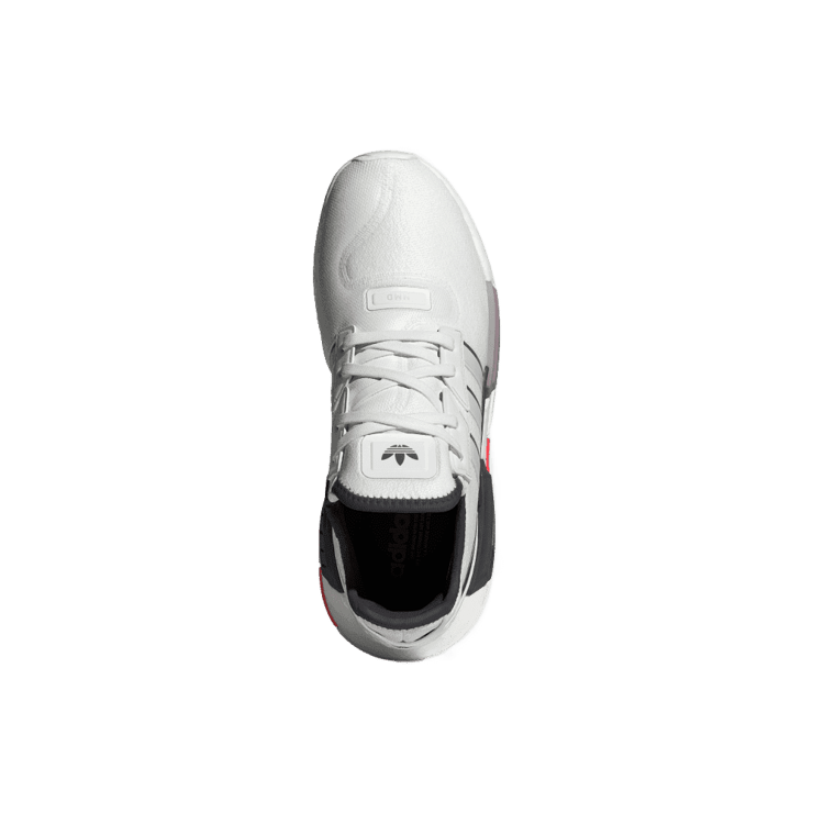 adidas NMD G_1 Crystal White Solar Red Angle 0